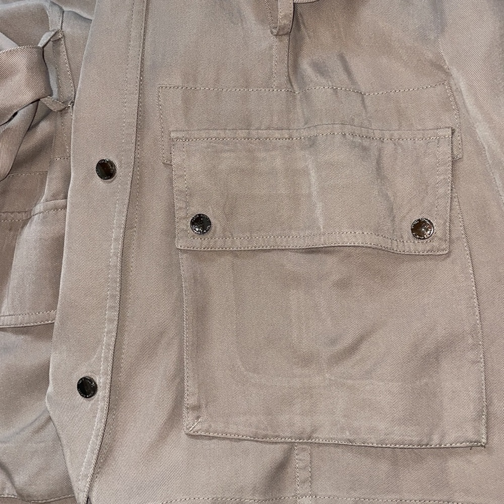 Vince Camuto Double Breasted Belted Trench Coat Size G/L - Picture 4 of 11